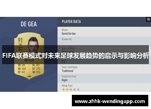 FIFA联赛模式对未来足球发展趋势的启示与影响分析